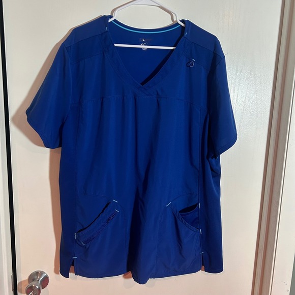 Scrubstar Other - Scrubstar Performance Electric Blue V-Neck Scrub Top 3XL